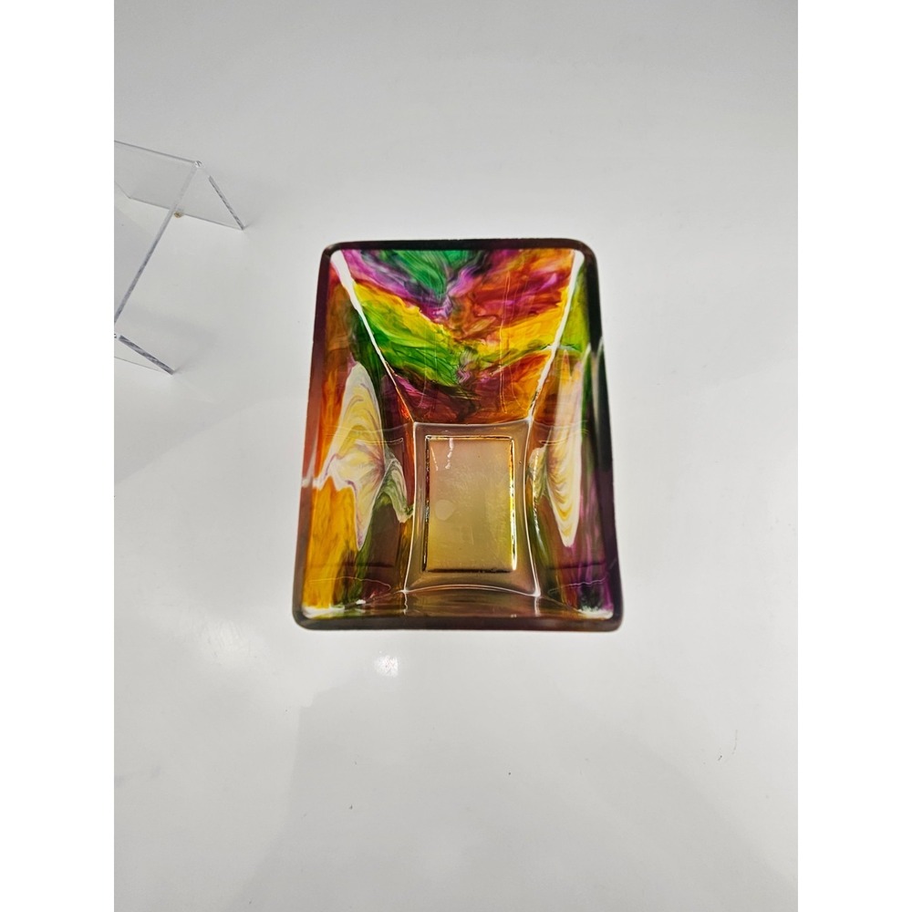 Original Painting‎ and Hand Painted Glass Vase Set Calla Lily Signed Art - Picture 7 of 16